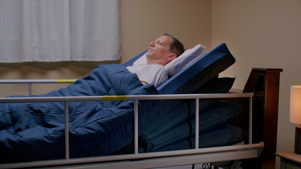 freedom bed in head raised position
