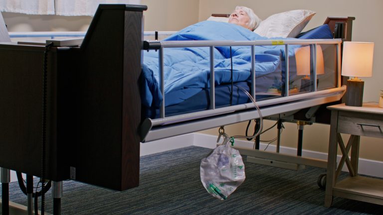 freedom bed with catheter